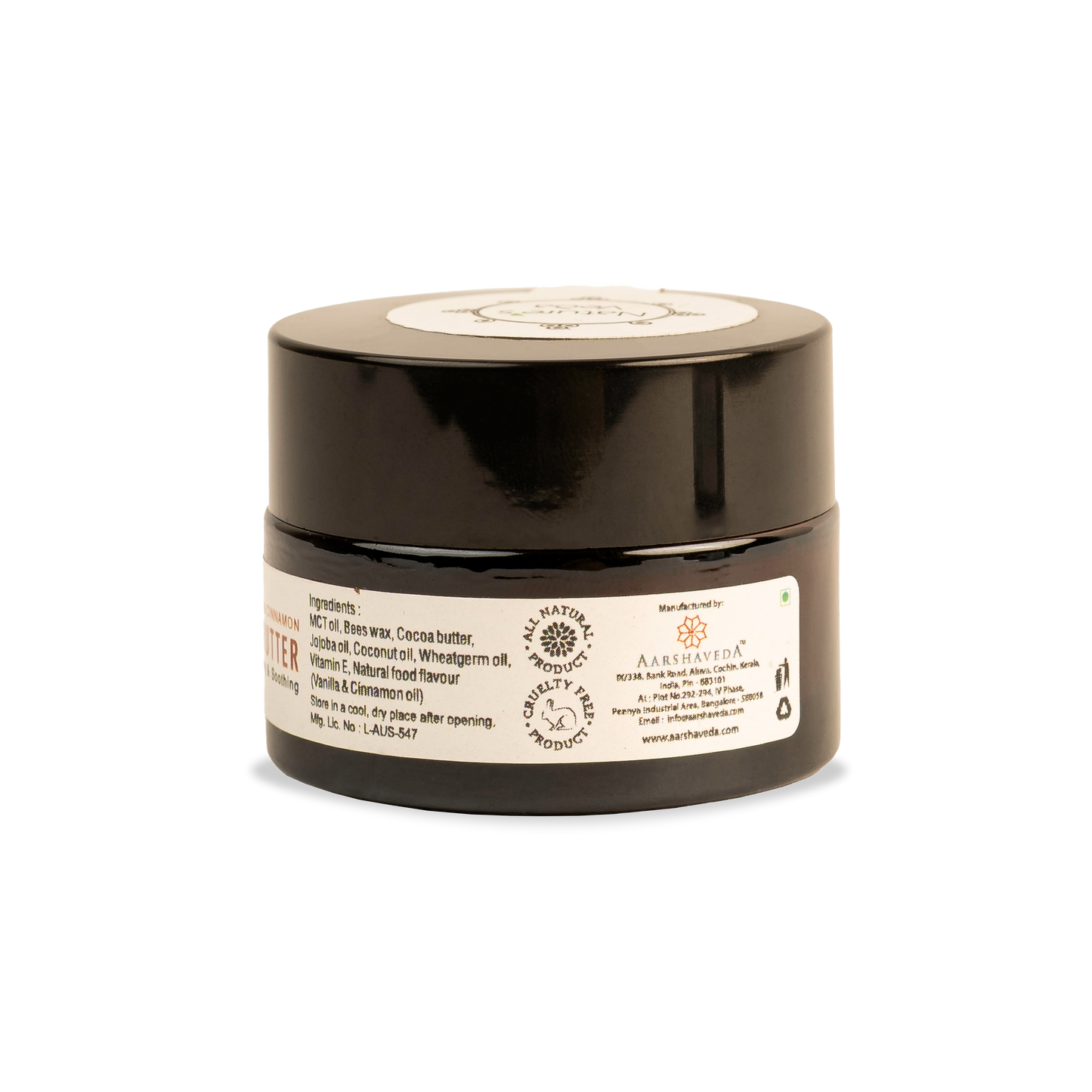 Natural Lip Butter - Vanilla and Cinnamon