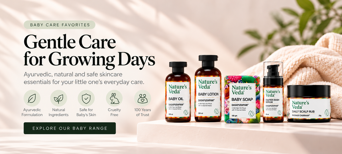 Nature's Veda baby care range