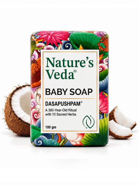 Nature's Veda Baby Soap with coconut