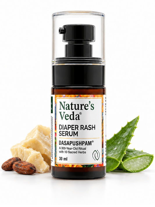 Nature's Veda Diaper Rash Serum with cocoa butter and aloe vera